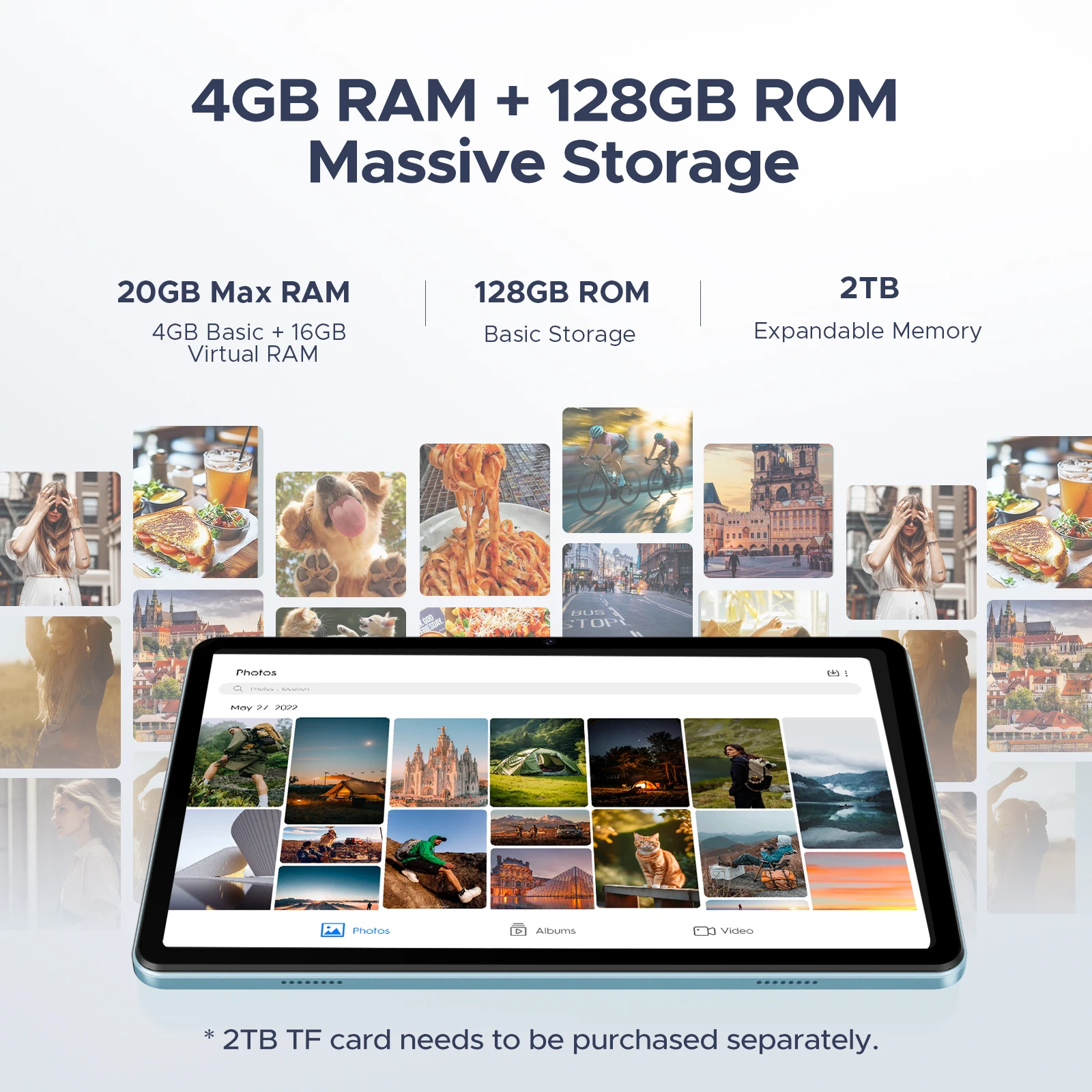 DOOGEE Tab A9 Pro 使用イメージ