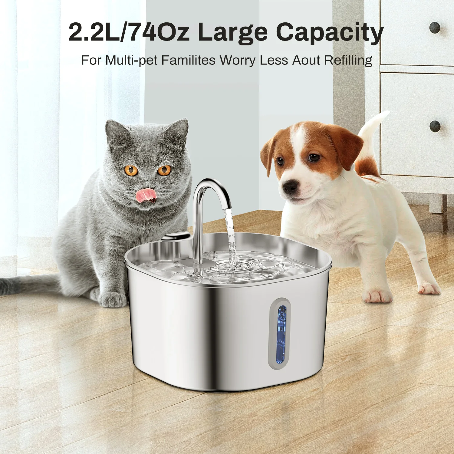 2.2L自動猫給水器