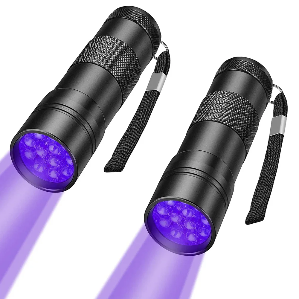 UV懐中電灯 12LED