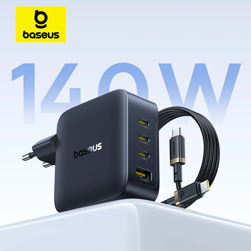 MacBookもスマホもまとめて充電。Baseus GaN充電器45W〜140W