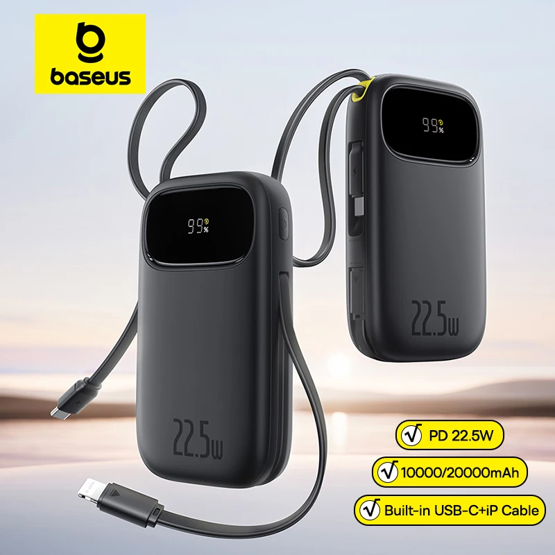 Baseus 10000mAh モバイルバッテリー 22.5W