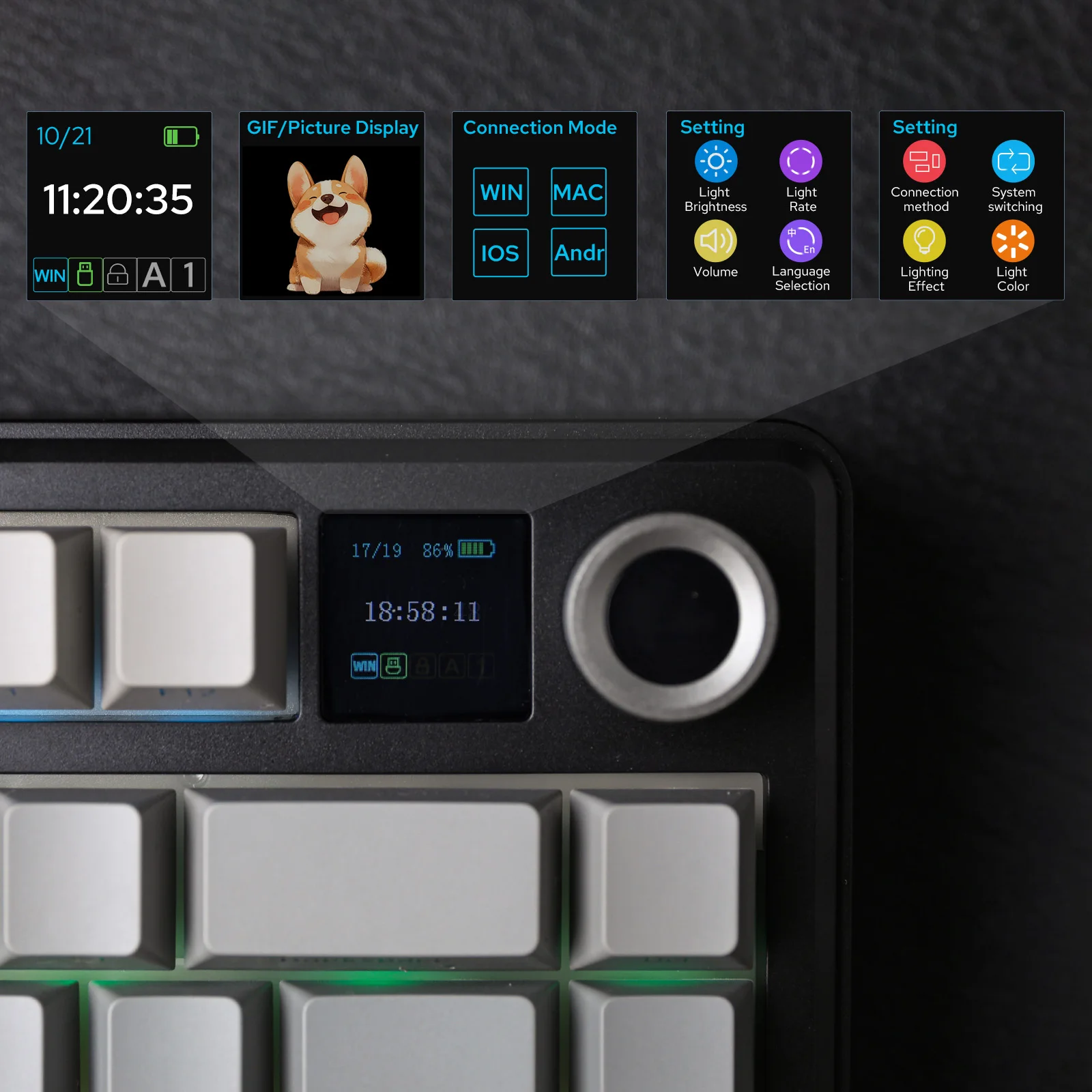 EPOMAKER AULA F75 MAX カラーバリエーション