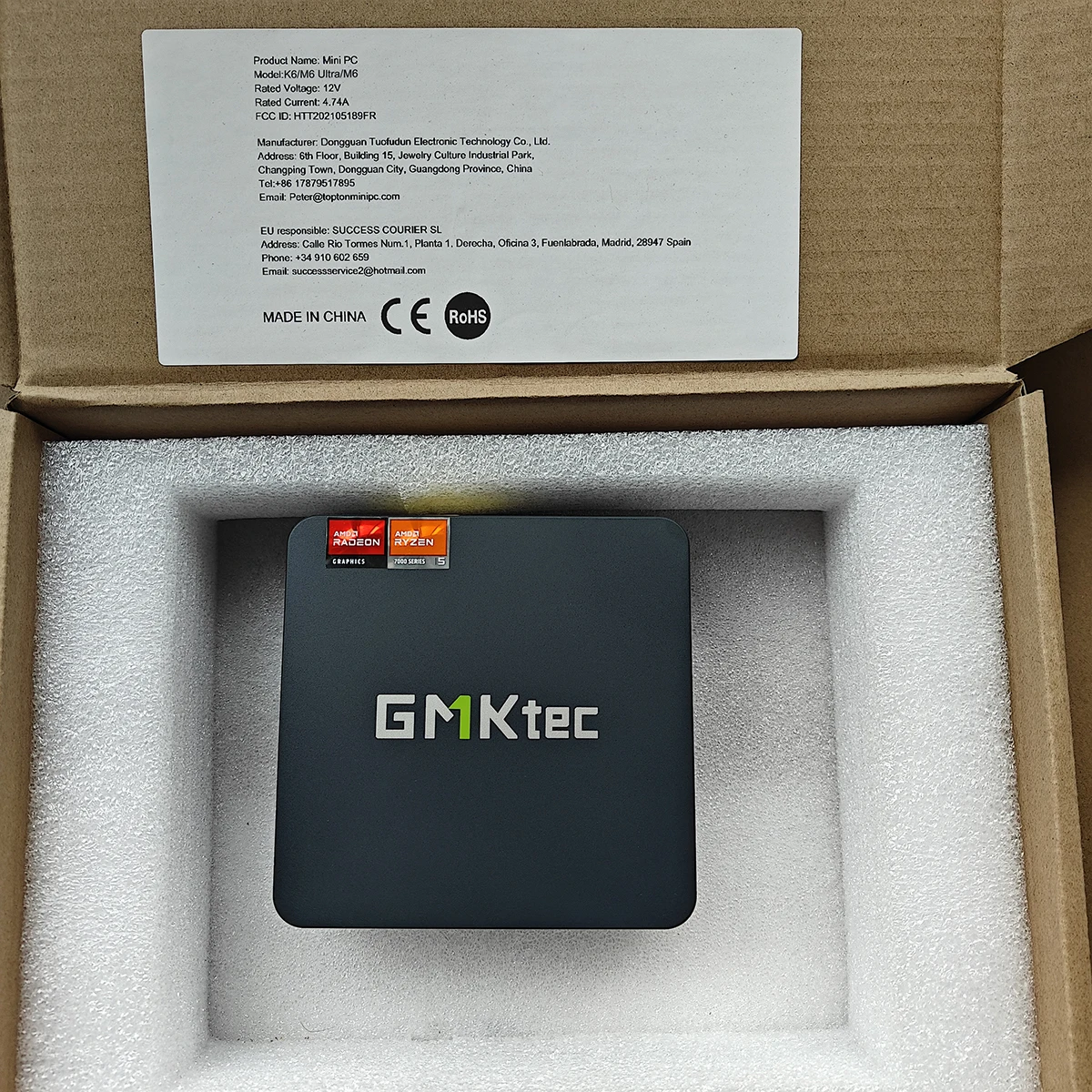 GMKtec K6 ゲーミングミニPC