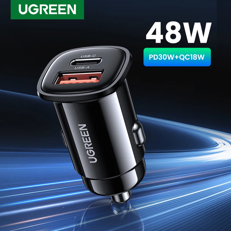 UGREEN USBカーチャージャー 30W急速