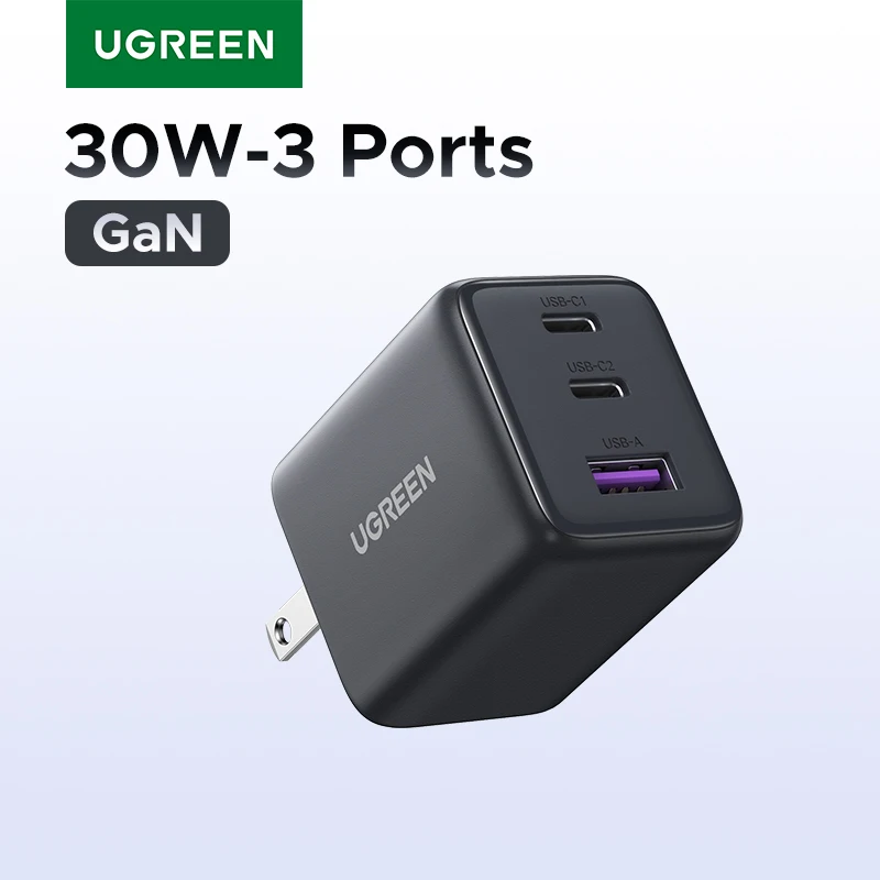 UGREEN GaN 20W/30W mini USB-C 充電器