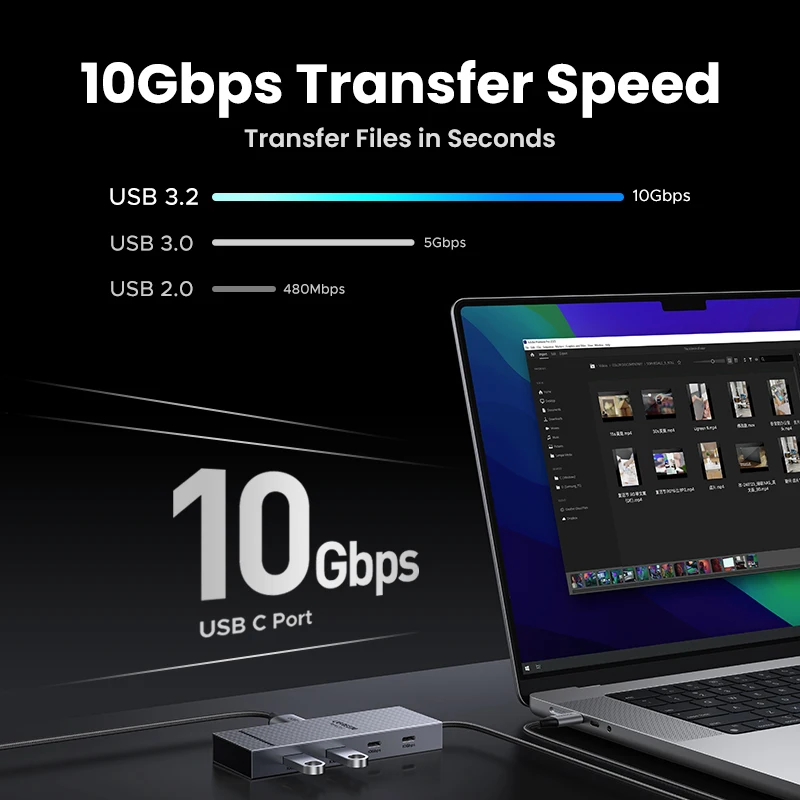UGREEN USB-C ハブ 7-in-1 デュアル HDMI マルチモニター