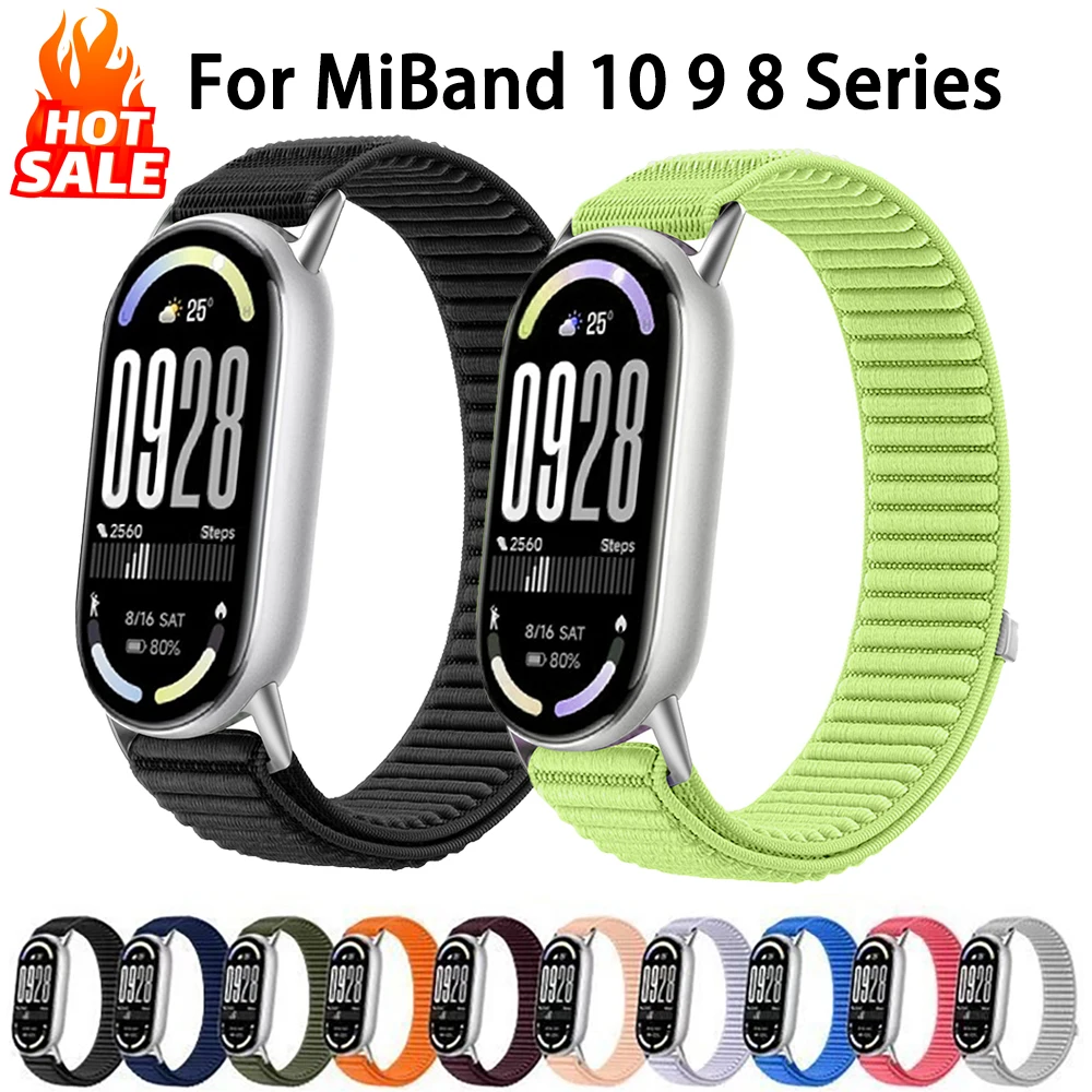 Xiaomi Band 10 ナイロンループストラップ